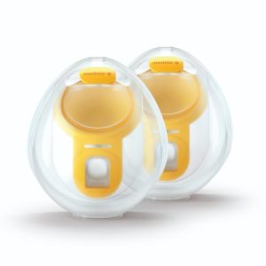 Medela copas de recogida de leche Hands-Free, compatible con los extractores de leche eléctricos Freestyle Flex y Swing Maxi, set de 2 copas, blanco