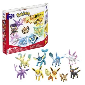 Mega Construx™ Pokémon™ Pack de evoluciones Eevee, juguete de construcción niños +6 años (Mattel GFV85)