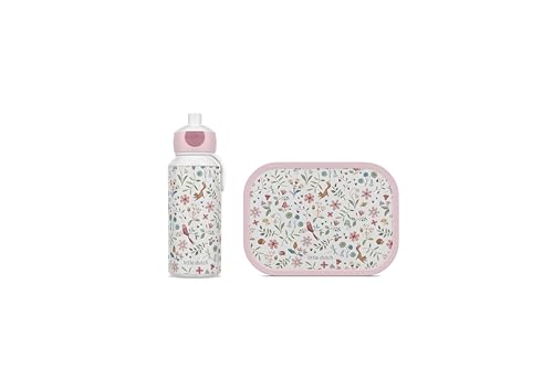 Mepal – Set de Almuerzo Campus – Fiambrera para Niños con Botella Pop-up y Fiambrera – Set de Almuerzo para el Colegio o para Llevar – Sin BPA – 400 + 750 ml – Fairy Wonders