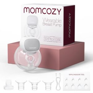Momcozy S9 Pro Sacaleches Actualizados, 2 Modos, 9 Nivele, Succión 285 mmHg