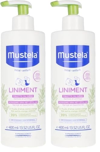 Mustela Bèbè Liniment Toilette Du SièGe 400 ml (Paquete de 2)