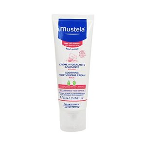 Mustela Crema Facial Calmante Perseosa de Aguacate BIO, Rostro, Bebés, Toda la Familia – Hidratante Suave de Uso Diario Ideal para Pieles Hipersensibles, 97% Ingredientes de Origen Natural (40ml)