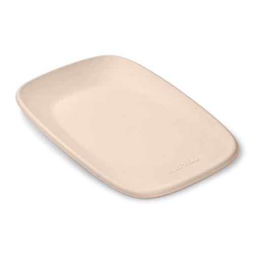Nattou Cambiador bebe – Softy Cambiador silicona bebe de suave espuma de PU – Lavable – 50 x 70 cm – Beige