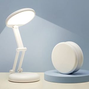 One Fire Lampara Escritorio Flexo Escritorio LED Portátil & Plegable, 3600mAH+10 Brillo Lamparas sin Cables Flexo LED Escritorio, 1000 LM Lampara LED Escritorio Luz lectura, Lamparas Mesita de Noche