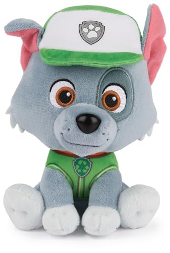 PATRULLA CANINA – PELUCHE ROCKY 15 CM GUND – Peluche Patrulla Canina Rocky – 6058442 – Juguetes bebés 1 año + Juguetes Niños 1 año +