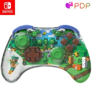 PDP Nintendo Switch REALMz – Switch Wireless Controller – MINECRAFT FOREST