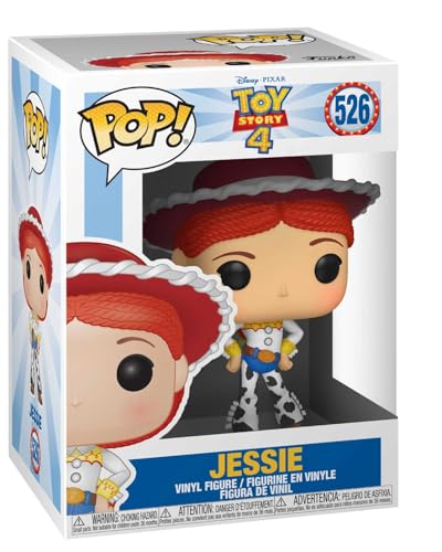 POP Funko Vinyl: Disney Pixar: Toy Story 4 – Jessie – Figura de Vinilo Coleccionable – Idea de Regalo- Mercancia Oficial – Juguetes para Niños y Adultos – Movies Fans – Muñeco para Coleccionistas