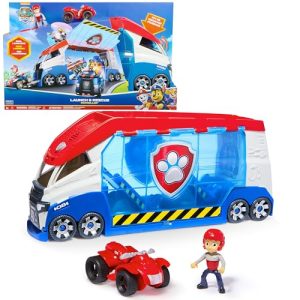 Paw Patrol Patrulla Canina – Pack Coche Patroller Transformable, Figura Ryder y Coche Todoterreno – Patrulla Canina Juguetes – Juguetes Niños 3 años + – Regalo Niño 3 años