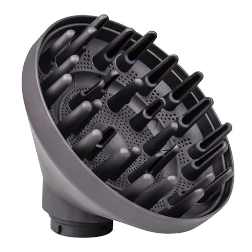Puasok Difusor para Dyson Airwrap HS01 HS03 HS05, Accesorio para Cabello Rizado, Boquilla Difusora Convertible en Secador de Pelo (Gris)