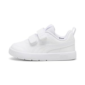 Puma Unisex Kids COURTFLEX V3 V INF Sneaker, Puma White-Puma White-Silver Mist, 22 EU