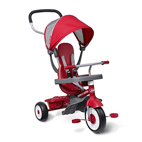 Radio Flyer Triciclo Stroll ‘N 4 en 1 para niños de 9 meses a 5 años
