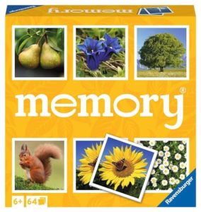 Ravensburger – Memory Nature, Juego Memory para Niños y Familias, Edad Recomendada 6+, 64 Cartas de Juego, 20881 4