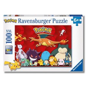 Ravensburger – Pokémon, Puzzle niños 6 años, Puzzle 100 Piezas XXL