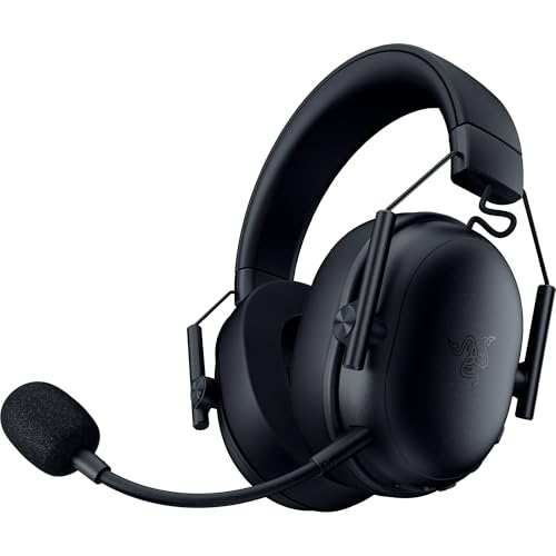 Razer BlackShark V3 X HyperSpeed – Auriculares inalámbricos para eportes – Ultra Ligeros 270g – Diafragmas de 50mm – Micrófono cardioide – Sonido Envolvente – 2,4 GHz y Bluetooth – PC/Mac | Negro