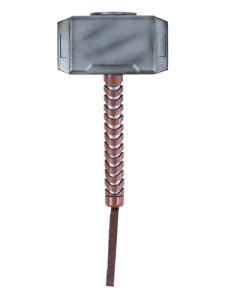 Rubies Martillo Thor para niños y niñas, Oficial Marvel Avengers, para completar tu Disfraz, cumpleaños y Carnaval