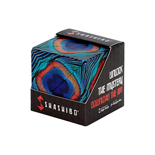 SHASHIBO Cubo Transformable – Cubo Antiestrés Patentado y Galardonado con 36 Imanes de Tierras Raras – Se Transforma en Más de 100 Formas (Wings)