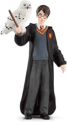 Schleich Harry Potter | Harry Potter y Hedwig 42633 | Set con Figura de niño y Figura de búho | Figuras coleccionables y Regalo para niños y Fans | Figuras a Partir de 6 años | Set de 2 Piezas
