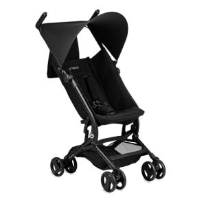 Silla de Paseo MoMi GRACE Ligera, Plegable y Compacta para Avión, desde los 6 meses (hasta 15 kg), Carrito de Bebé Plegable con una Mano, Ruedas EVA, con una Mochila de Viaje, Peso 5.65kg