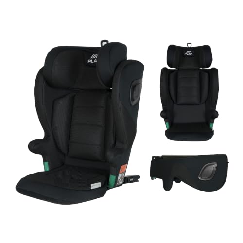 Silla de coche Play Protector i-Size grupo 2/3, con isofix, ECE-R129, Respaldo. Para niños de 3 a 12 años, de 100 a 150cm de altura. Color Negro