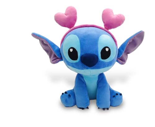 Simba Peluche Stitch Love Corazones 25 cm .Licencia Disney 100% Original, Apto para Todas Las Edades (6315870193)