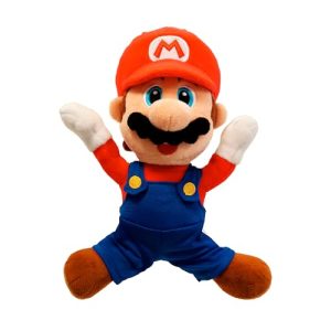 Simba Peluche posable de Mario 25cm. Mantiene Diferentes Poses.Super Mario, Material Suave y Agradable, 100% Original, Licencia Nintendo, para niños Mayores de 3 años. (109231533)