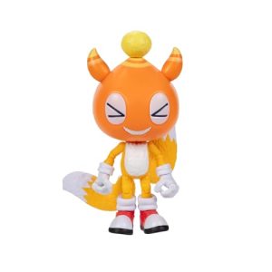 Sonic 3 la Película – Figura de Acción Tails de 13 cm – Incluye Accesorio Sombrero – Figura Articulada – Jakks Pacific