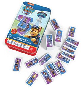 Spin Master Games – Juego De Mesa Patrulla Canina Domino Infantil con 28 Fichas | Domino Juego De Mesa con 28 Fichas | Juegos Niños 4 Años O Más para 2 A 4 Jugadores