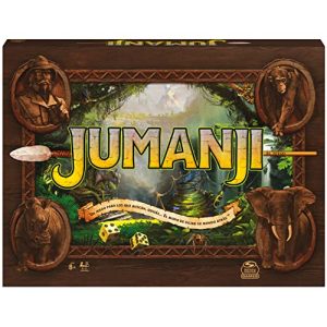 Spin Master Games – Jumanji Juego de Mesa en Español para 2-4 Jugadores, Infantil y Adultos – Regalo Niños 8 años + – Juegos de Mesa Niños 8 Años +