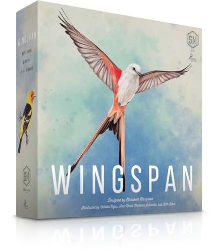 Stonemaier Games , Wingspan 2nd Edition , Board Game , Ages 14+ , 1-5 Players , 40-70 Minute Playing Time