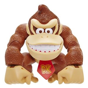 Super Mario – Figura Donkey Kong de 15 cm de Altura – Figura Totalmente Articulada – Juguete Niños 3 Años +