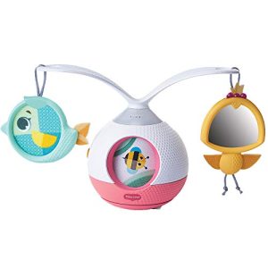 Tiny Love Tummy Time Musical Mobile 2 en 1, Móvil Bebé con Música y Luces, Gira 360°, 0+ Meses, Móvil para Cochecito, Portátil, Móvil Musical Bebé, 3 Modos de Música y Sonido, Tiny Princess Tales