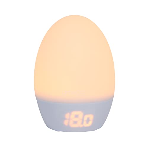 Tommee Tippee Termómetro digital ambiental GroEgg2 con distintos colores, luz nocturna y alimentación por USB