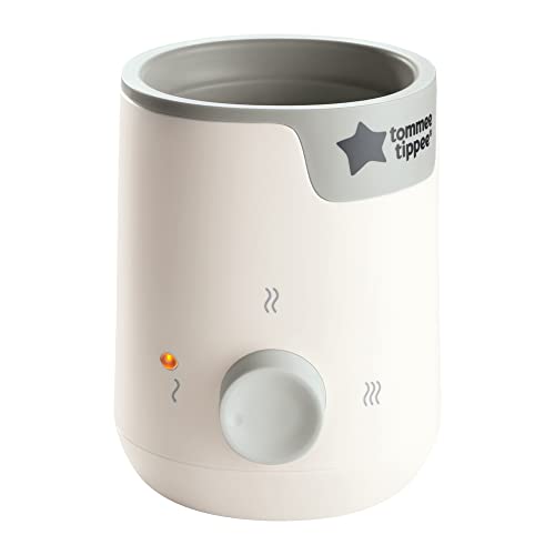 Tommee Tippee calentador eléctrico de biberones y comida, calienta la comida en minutos, temporizador automático, funciona con selector, blanco
