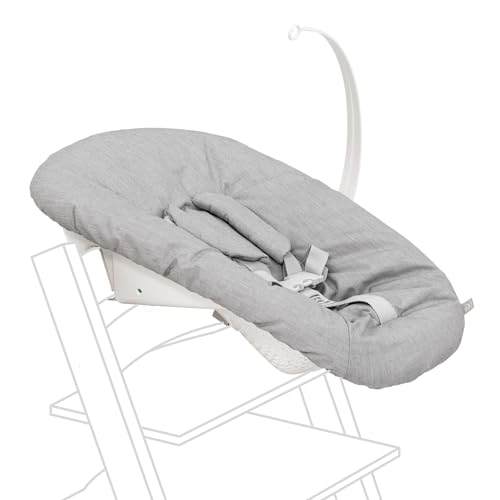 Tripp Trapp, Gris – Convierte la Silla en un asiento para recién nacidos hasta 9 kilos – Acogedor, seguro y fácil de usar – Compatible con modelos Tripp Trapp posteriores a mayo de 2003