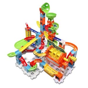 VTech – Marble Rush Deluxe Corkscrew Set, Circuito de canicas Interactivo, Juguete de construcción para niños +4 años, versión española