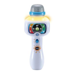 VTech – Micrófono Infantil Karaoke Canta Conmigo, Juguete para niños +2 años, Color Blanco, Versión ESP