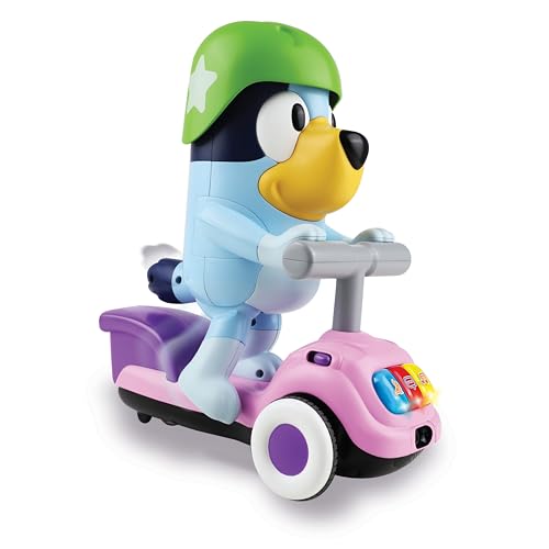VTech – Moto Scooter de Bluey, Patinete Interactivo Educativo, Juguete niños +3 años, Versión ESP