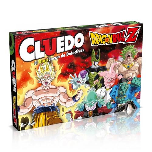 Winning Moves Cluedo Dragon Ball Z – Descubre Los Secretos De La Serie para 2-6 Jugadores, Juegos de Mesa niños 8 años y para Fans de Dragon Ball Z, Juegos de Mesa cluedo Juego de Mesa