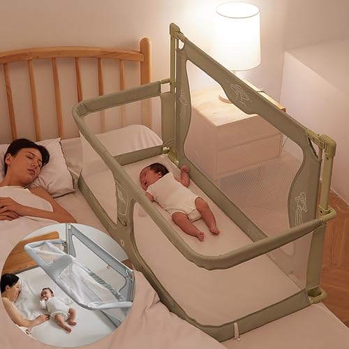 XYLDGPTL 3 En 1 cunas para Bebes, 120x50cm, Moises para Bebe, Cuna colecho, Cama para bebé, cunas Plegable, Next To Me, Cama Cuna Convertible