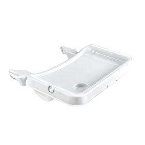 hauck Alpha Tray Bandeja Trona para Alpha Plus y Beta Plus | Accesorio para Tronas de Bebé Evolutivas de Madera para Niños de 6-24 Meses | Tablero Regulable y Extraible para Comer y Jugar – Blanco